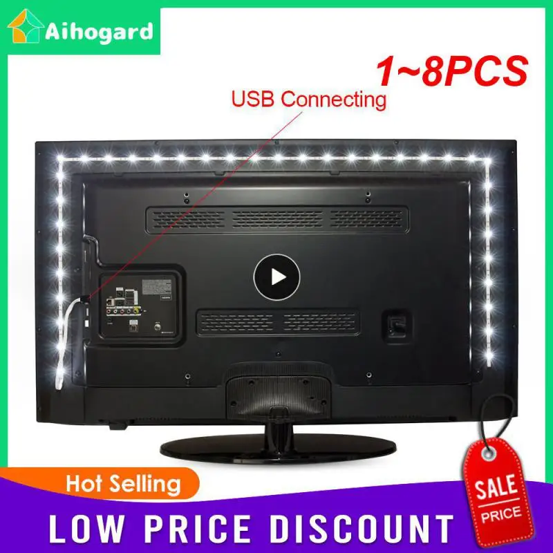1 ~ 8 шт. новинка, 5 В, USB-лампа для подсветки, SMD 3528 HDTV, декоративная подсветка для телевизора, гибкая лента, не водонепроницаемая, 1 м, 2 м, 4 м, 5 м
1 ~ 8 шт. новинка, 5 В, USB-лампа для подсветки, SMD 3528 HDTV, декоративная подсветка для телевизора, гибкая лента, не водонепроницаемая, 1 м, 2 м, 4 м, 5 м
