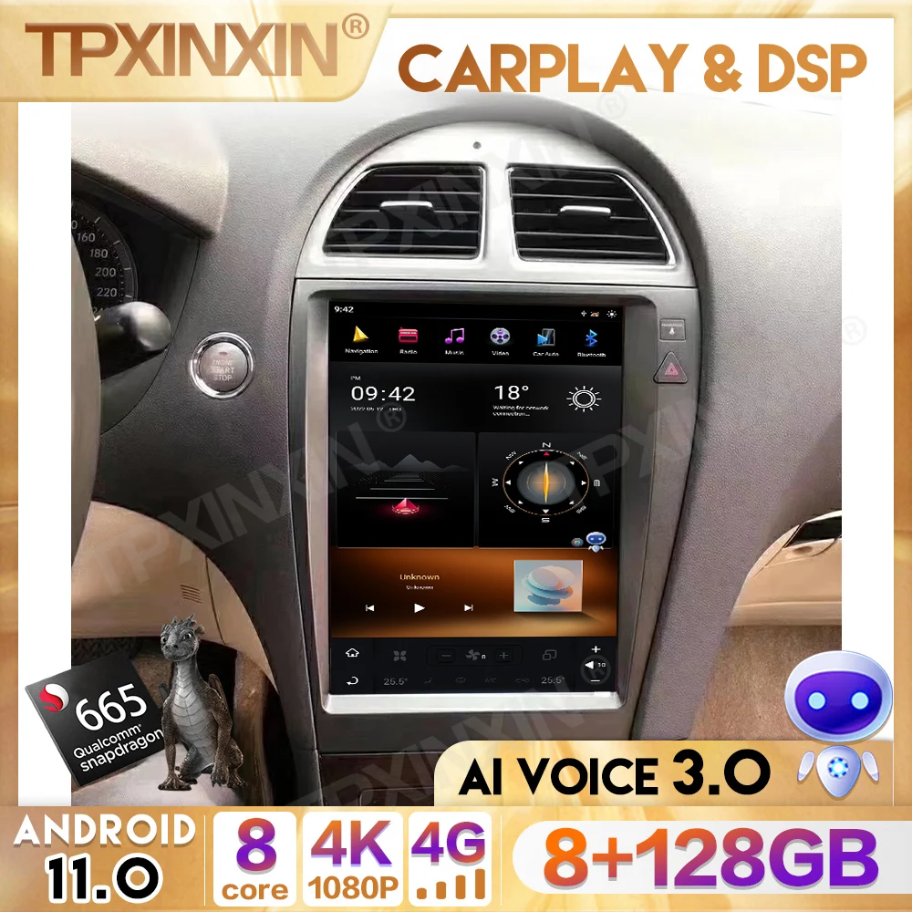 2 din 8G+128G Multimedia Player For Lexus ES300 ES 300 ES330 XV30 2006 - 2012 Car GPS Tesla screen bluetooth Android 11.0 radio
2 din 8G+128G Multimedia Player For Lexus ES300 ES 300 ES330 XV30 2006 - 2012 Car GPS Tesla screen bluetooth Android 11.0 radio