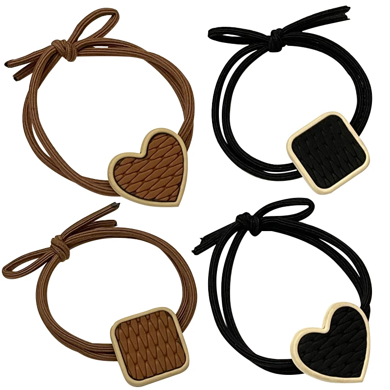 Elegant Elastic Hairband Love Heart Square Shape Hair Ties Women Girls PU Elastic Hair Band Hair Accessories Scrunchie Ornament
Elegant Elastic Hairband Love Heart Square Shape Hair Ties Women Girls PU Elastic Hair Band Hair Accessories Scrunchie Ornament
