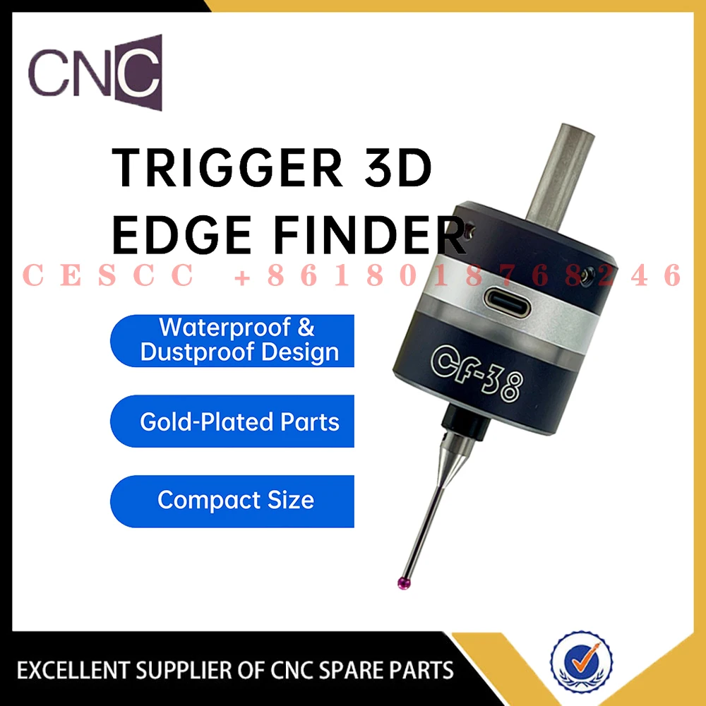 CF-38 Модернизированный 3D триггер edge finder совместим с mach3 и grbl обрабатывающий центр фрезерный станок центрирующий зонд NPN NO
CF-38 Модернизированный 3D триггер edge finder совместим с mach3 и grbl обрабатывающий центр фрезерный станок центрирующий зонд NPN NO