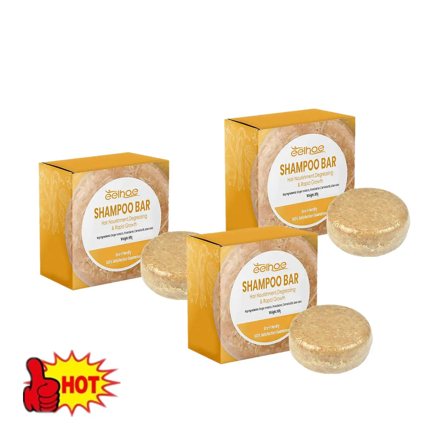 3x имбирный шампунь мыло шампунь органическое холодное обработанное мыло ручной работы стимулирует контроль жирности шампунь для волос