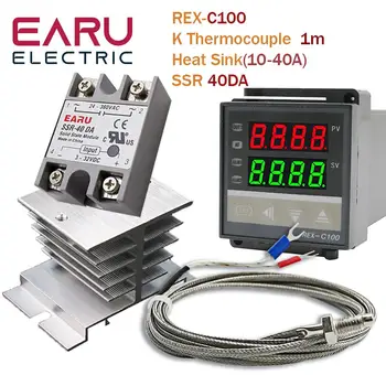 REX-C100 PID Temperature Controller Set