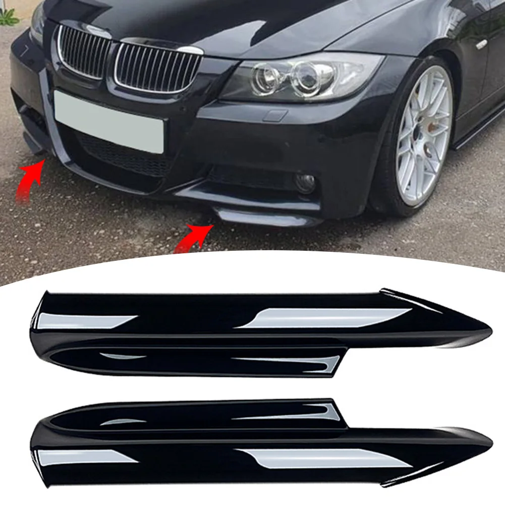 2Pcs Front Bumper Lip Splitter Flap For BMW 3 Series E90 E91 320i 330i 2005-2008 Front Corner Welt Modification Gloss Black
2Pcs Front Bumper Lip Splitter Flap For BMW 3 Series E90 E91 320i 330i 2005-2008 Front Corner Welt Modification Gloss Black