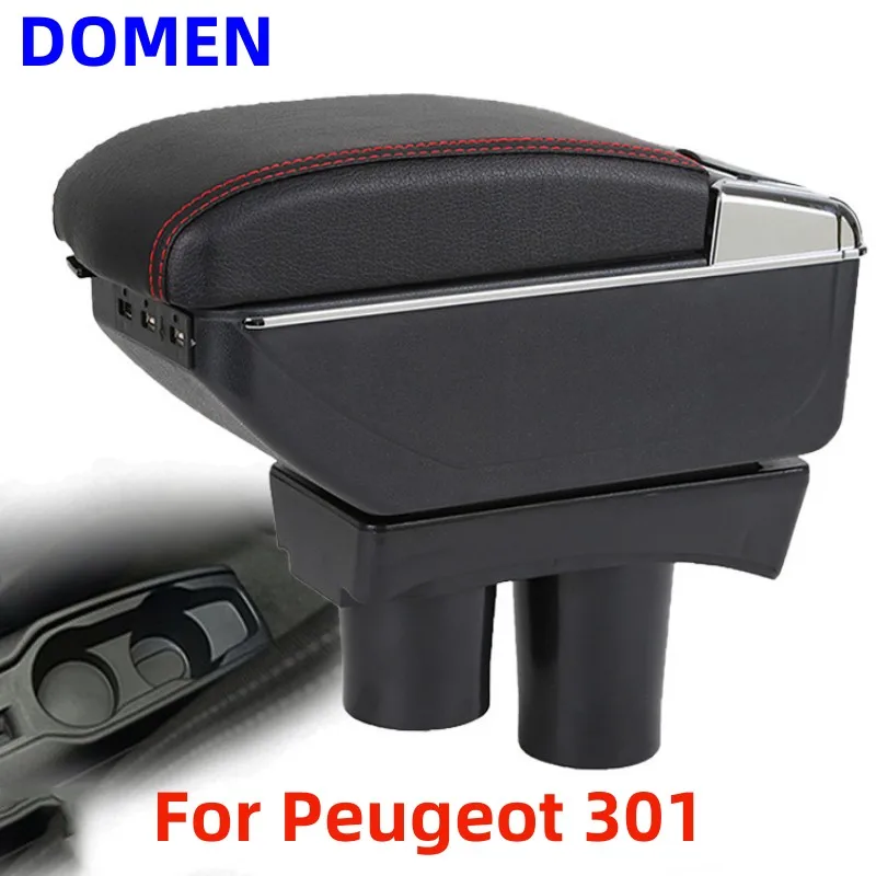 For Peugeot 301 Armrest box Original dedicated central armrest box modification accessories Dual Layer USB Charging
For Peugeot 301 Armrest box Original dedicated central armrest box modification accessories Dual Layer USB Charging