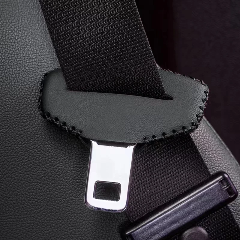 Leather Car Safety Belt Buckle Covers Seat Belt Clip For Mitsubishi ASX Outlander Pajero Lancer EX Interior Accessories
Leather Car Safety Belt Buckle Covers Seat Belt Clip For Mitsubishi ASX Outlander Pajero Lancer EX Interior Accessories