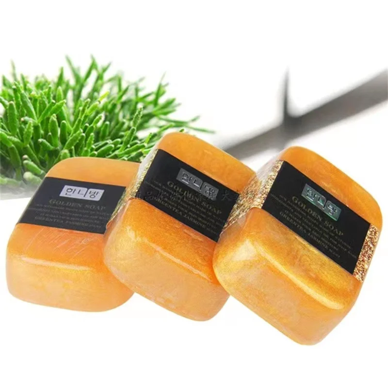 Three South Korea Genuine gold soap gold leaf essence soap handmade essential oil soap wash face cleansing soap moisturiz
Three South Korea Genuine gold soap gold leaf essence soap handmade essential oil soap wash face cleansing soap moisturiz