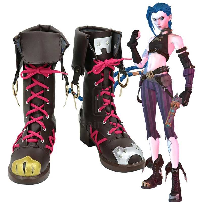 Game LOL Arcane Jinx Cosplay Shoes Props Fancy Boots Custom-made Halloween Party Accessories
Game LOL Arcane Jinx Cosplay Shoes Props Fancy Boots Custom-made Halloween Party Accessories