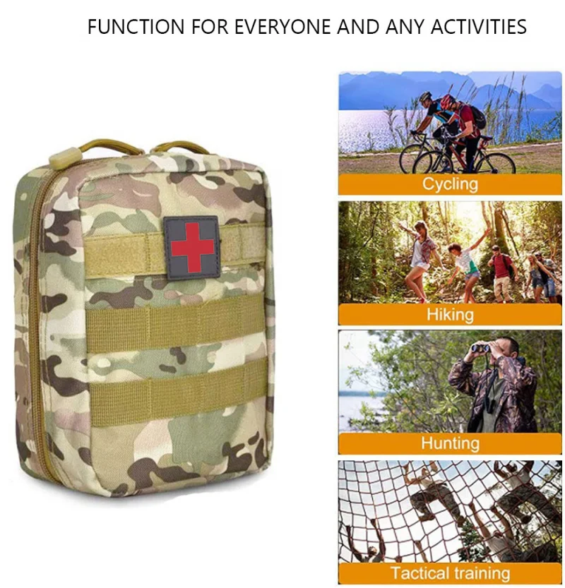 Hunting Survival Military EDC Pack Molle Tactical Waist Bag First Aid Bag Outdoor SOS Pouch Army Medical Kit Waist Belt Backpack
Hunting Survival Military EDC Pack Molle Tactical Waist Bag First Aid Bag Outdoor SOS Pouch Army Medical Kit Waist Belt Backpack