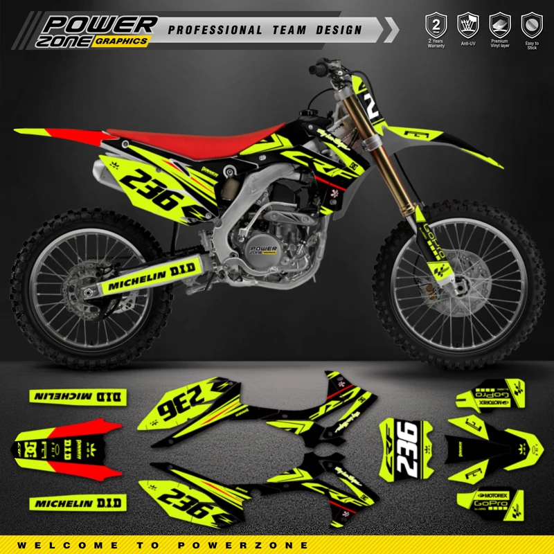 Персонализированные графические фоны PowerZone для HONDA 2014-2017 CRF250R 2013-2016 CRF450R 43
Персонализированные графические фоны PowerZone для HONDA 2014-2017 CRF250R 2013-2016 CRF450R 43