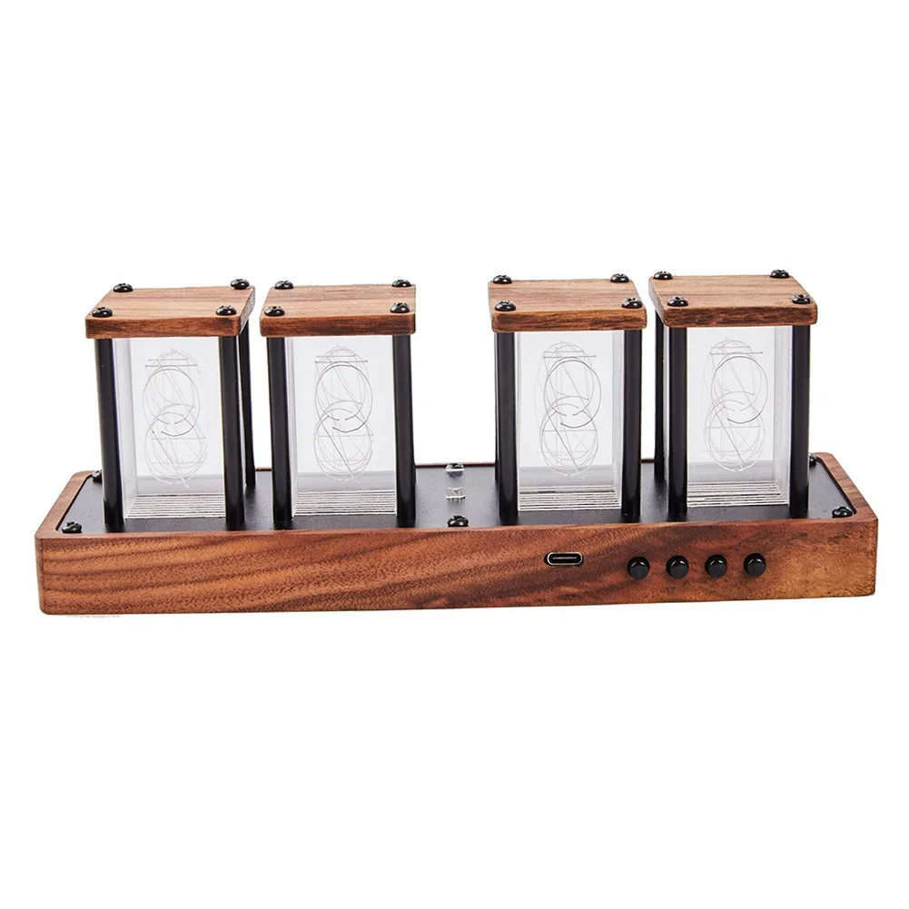 Практичные часы, меняющие часы, декоративные часы с имитацией Nixie Tube, часы с таймером, украшение для стола из ореха, часы RGB Nixie Tube
Практичные часы, меняющие часы, декоративные часы с имитацией Nixie Tube, часы с таймером, украшение для стола из ореха, часы RGB Nixie Tube