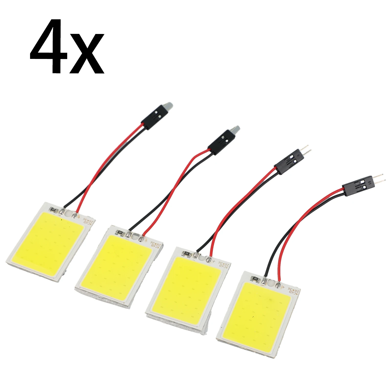 4 Pcs 24 SMD COB LED T10 4W Lights Car Interior Panel Lights Dome Lamp Bulb White Bump-resistance Car Auto Accessories
4 Pcs 24 SMD COB LED T10 4W Lights Car Interior Panel Lights Dome Lamp Bulb White Bump-resistance Car Auto Accessories