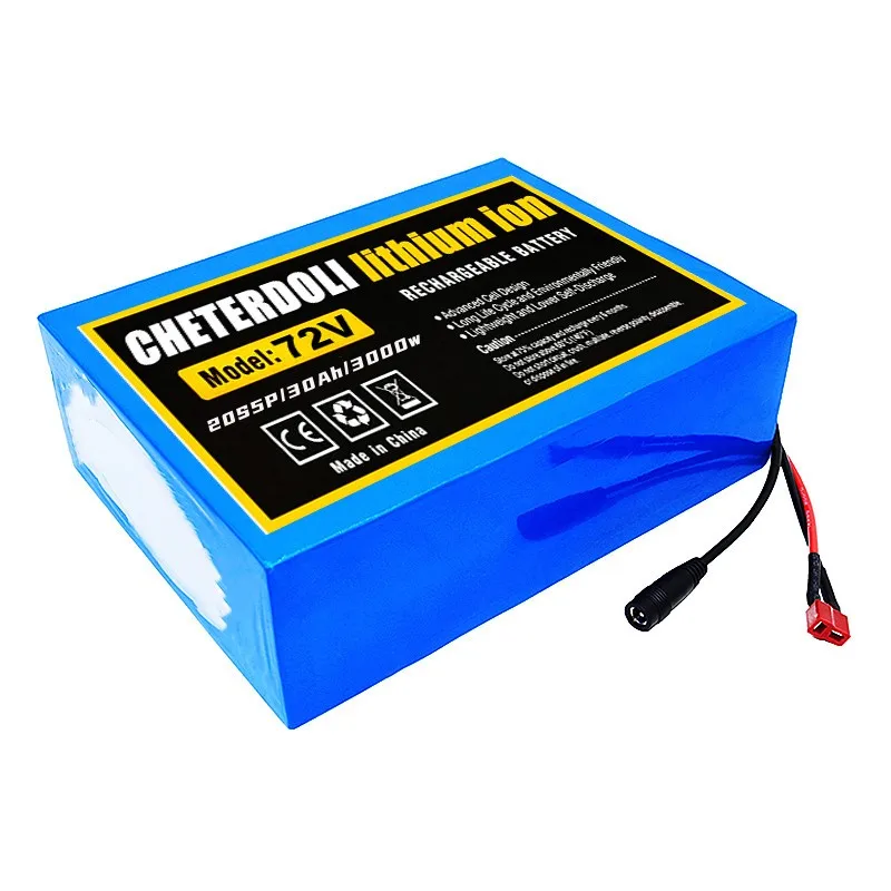 New 72V 30Ah 21700 Lithium Battery Pack 20S5P 84V Electric Bicycle Scooter Motorcycle BMS 3000W High Power Battery + 3A Charger
New 72V 30Ah 21700 Lithium Battery Pack 20S5P 84V Electric Bicycle Scooter Motorcycle BMS 3000W High Power Battery + 3A Charger