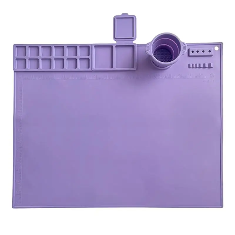 Silicone Mat For Painting Silicone Sheet Kids Paint Mat Reusable Graffiti Craft Mat With Cup Washable Drawing Board For Kids DIY
Silicone Mat For Painting Silicone Sheet Kids Paint Mat Reusable Graffiti Craft Mat With Cup Washable Drawing Board For Kids DIY