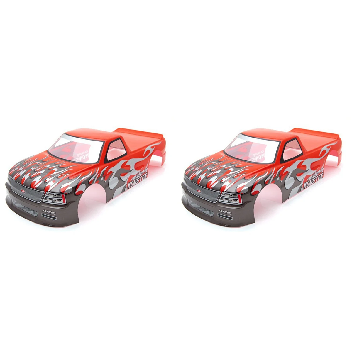 2X for 1/10 RC Car T-10 PVC Painted Body Shell 1/10 RC Car Pick Up Truck Width 205mm Wheelbase 255mm,Red
2X for 1/10 RC Car T-10 PVC Painted Body Shell 1/10 RC Car Pick Up Truck Width 205mm Wheelbase 255mm,Red