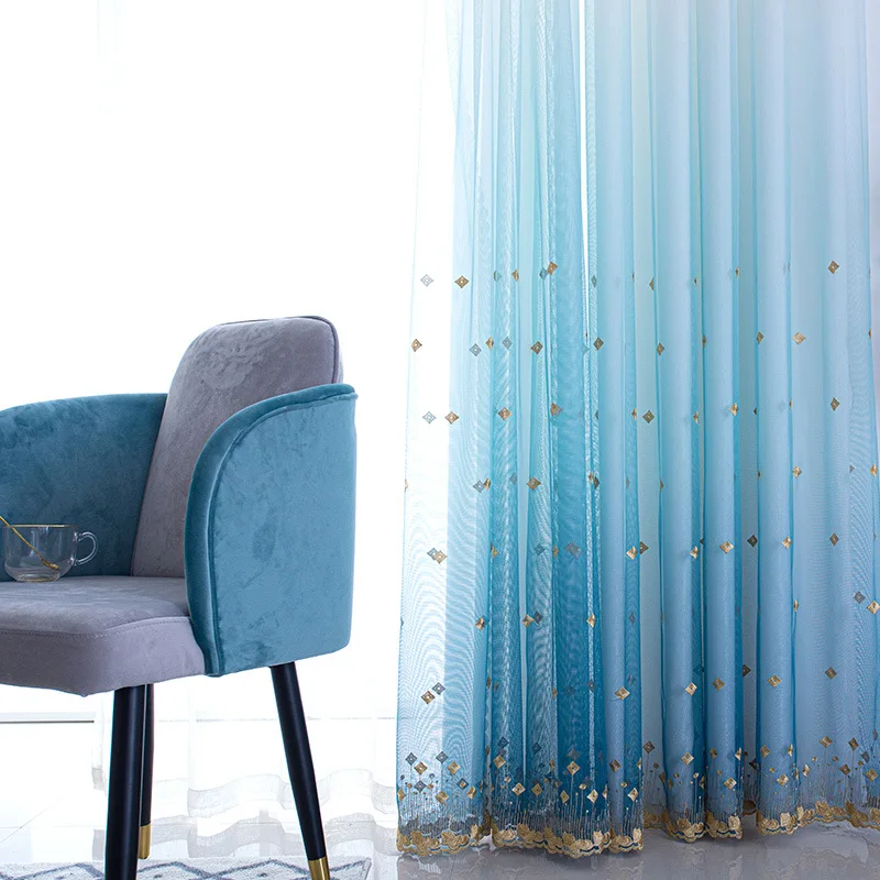 

Window Voile Curtain Chiffon Tulle Sheer Drapes Balcony Transparent for Living Room Bedroom slot top 100WX160H(CM)Marrón