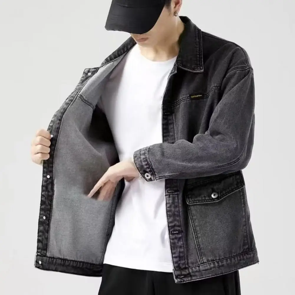 Men Jacket Trendy Oversized Long Sleeves Colorfast Men Autumn Coat for Dating Men Autumn Coat Men Coat
Men Jacket Trendy Oversized Long Sleeves Colorfast Men Autumn Coat for Dating Men Autumn Coat Men Coat