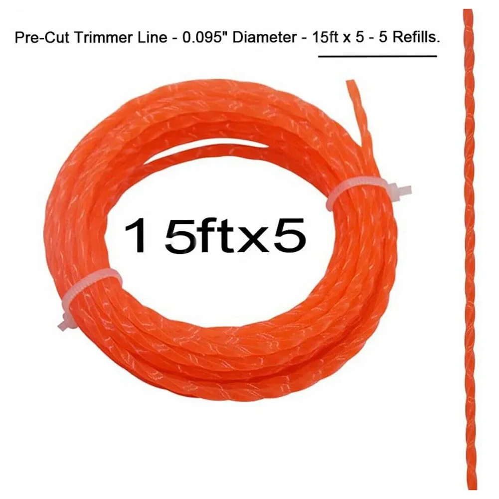 Effortlessly Tackle Tough Trimming Jobs 5 Pack Pre Cut Twisted Line For EGO 56V 15 Inch Trimmers & Attachments
Effortlessly Tackle Tough Trimming Jobs 5 Pack Pre Cut Twisted Line For EGO 56V 15 Inch Trimmers & Attachments