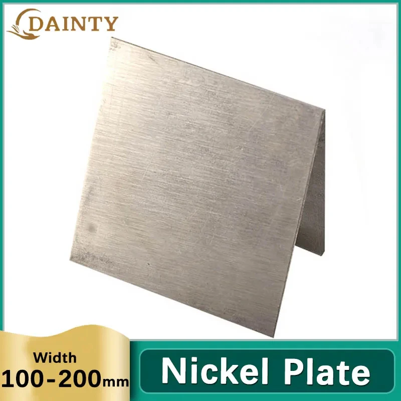 

Ni 99.9% High Pure Nickel Plate Thick 1-3mm Electroplating Nickel Board Nickel Anode 100*100 100*200mm 200*200mm Customized size
