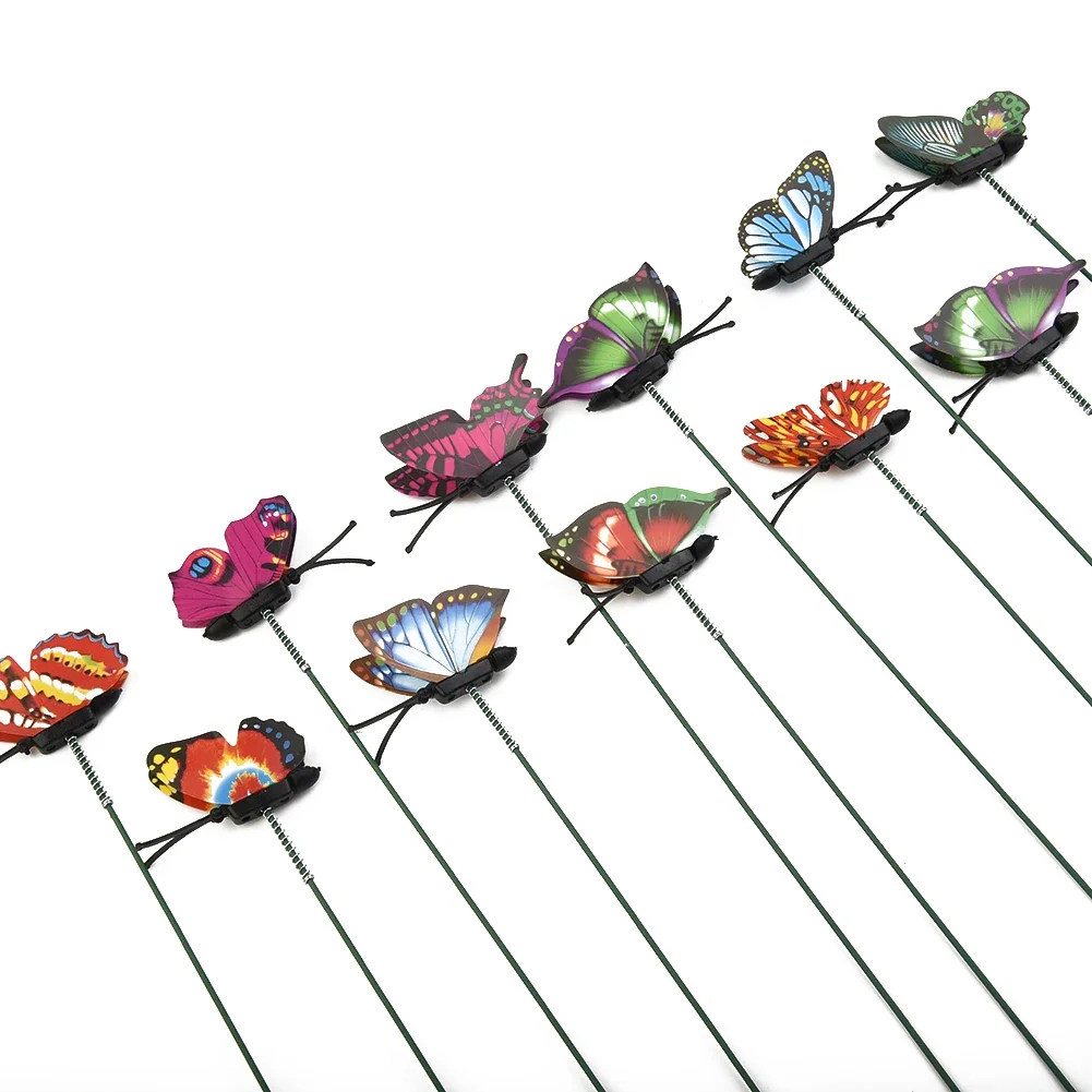Ornament Butterfly Stakes Random Color Wide Applications PVC Material 50pcs Garden Indoor Yard 25*4cm Bed Decor
Ornament Butterfly Stakes Random Color Wide Applications PVC Material 50pcs Garden Indoor Yard 25*4cm Bed Decor