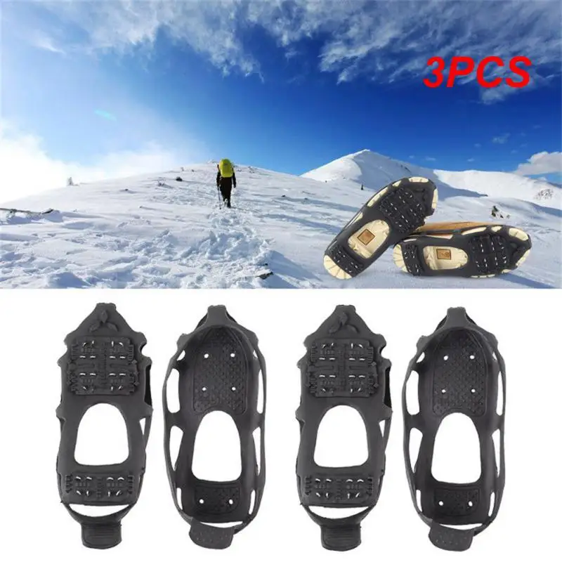 3PCS 24 Tooth Crampon High Elastic Tpe Shoe Buckle Black Snow Antiskid Shoe Cover Snow Essential Crampons All Ages Comfort
3PCS 24 Tooth Crampon High Elastic Tpe Shoe Buckle Black Snow Antiskid Shoe Cover Snow Essential Crampons All Ages Comfort