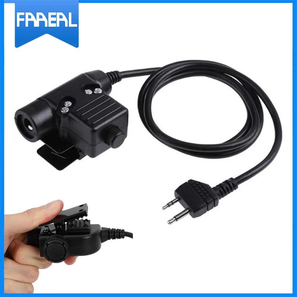FAAEAL U94 PTT 7.0 Cable Plug Headset Adapter For BaoFeng UV-5R For Kenwood Walkie Talkie For Z -Tactical
FAAEAL U94 PTT 7.0 Cable Plug Headset Adapter For BaoFeng UV-5R For Kenwood Walkie Talkie For Z -Tactical
