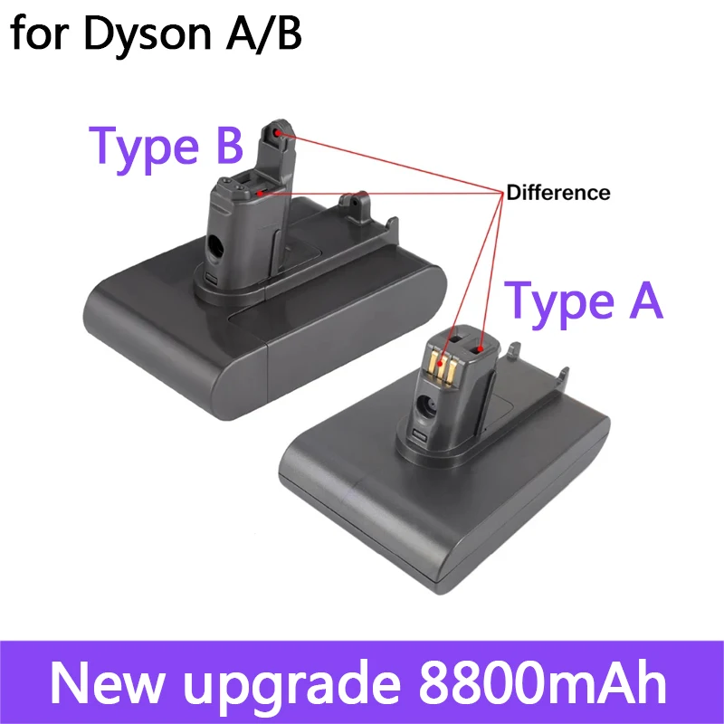 Литий-ионный аккумулятор Dyson, 22,2 в, 8800 мАч, подходит для пылесосов Dyson TypeA или B, для Dyson DC35, DC45 DC31, DC34, DC44, DC31 Animal, DC35 Animal и 8.8Ah
Литий-ионный аккумулятор Dyson, 22,2 в, 8800 мАч, подходит для пылесосов Dyson TypeA или B, для Dyson DC35, DC45 DC31, DC34, DC44, DC31 Animal, DC35 Animal и 8.8Ah