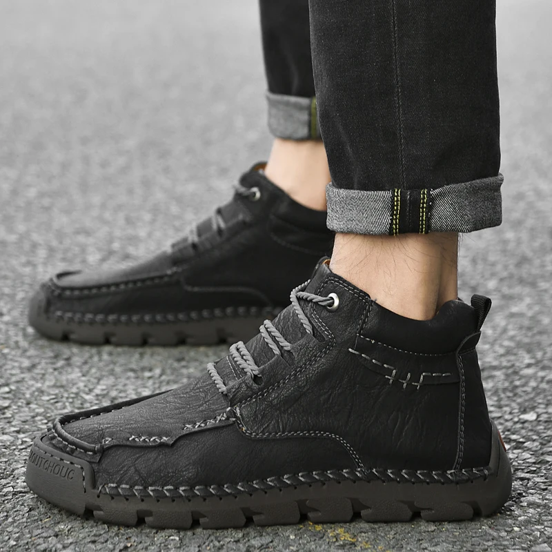 Men's Casual Boots Men's Work Safety Boots Manual Ankle Boots Classic Platform Boots 2023 New Shoes Anti-skid Men Loafers Shoes
Men's Casual Boots Men's Work Safety Boots Manual Ankle Boots Classic Platform Boots 2023 New Shoes Anti-skid Men Loafers Shoes