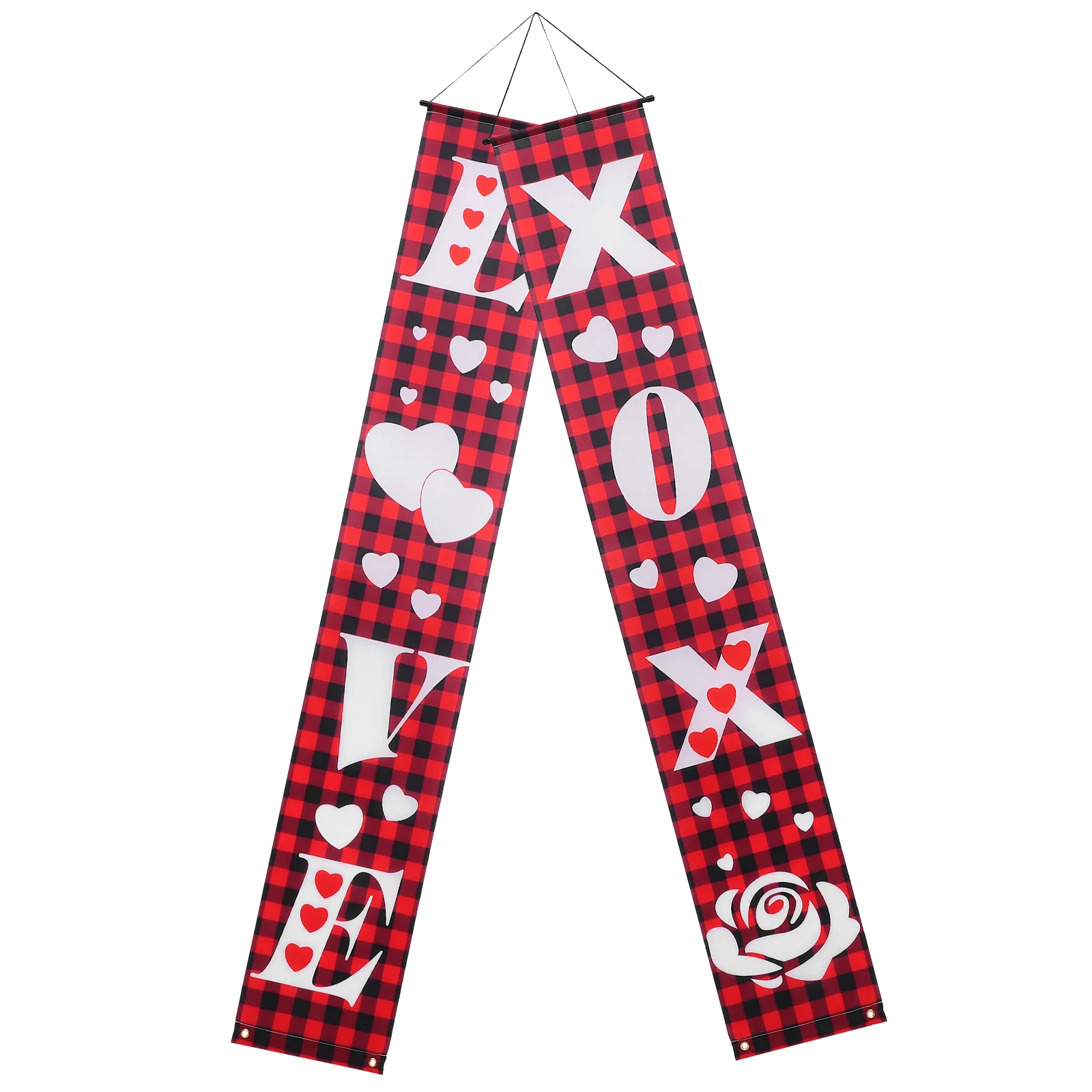 Valentines Day Banner Porch Sign Party Door Hanging Ornament Gnome Pattern Couplet Household Curtain
Valentines Day Banner Porch Sign Party Door Hanging Ornament Gnome Pattern Couplet Household Curtain