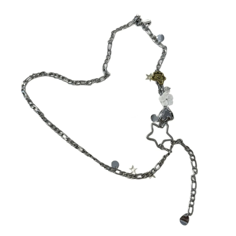 Fashion Heart Flower Necklace Adjustable Length Bohemia Hollow Star Waist Chain 264E
Fashion Heart Flower Necklace Adjustable Length Bohemia Hollow Star Waist Chain 264E