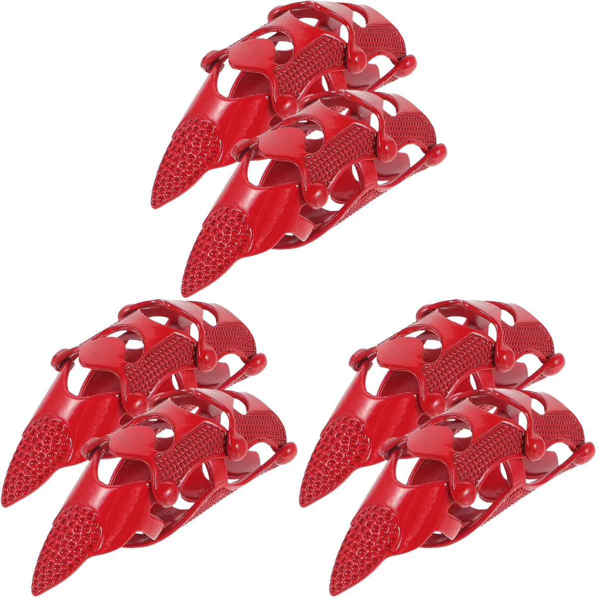 6 Pcs Rings Men Long Halloween Finger Metal Claws 11x2.2cm Armor Red Alloy Cosplay Full Man
6 Pcs Rings Men Long Halloween Finger Metal Claws 11x2.2cm Armor Red Alloy Cosplay Full Man