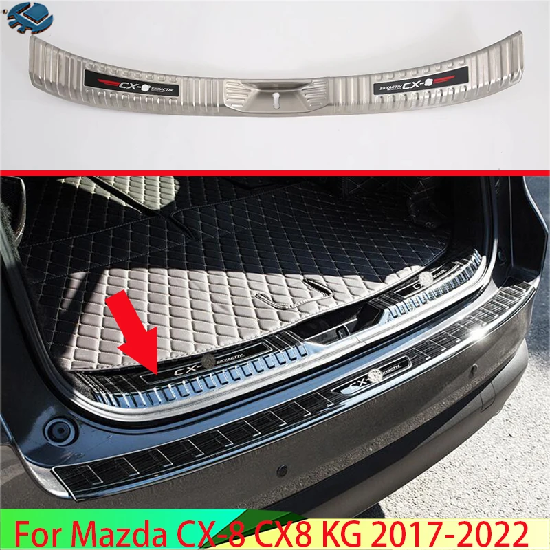 For Mazda CX-8 CX8 KG 2017-2022 Car Accessories Stainless Steel Rear Trunk Scuff Plate Door Sill Cover Molding Garnish
For Mazda CX-8 CX8 KG 2017-2022 Car Accessories Stainless Steel Rear Trunk Scuff Plate Door Sill Cover Molding Garnish