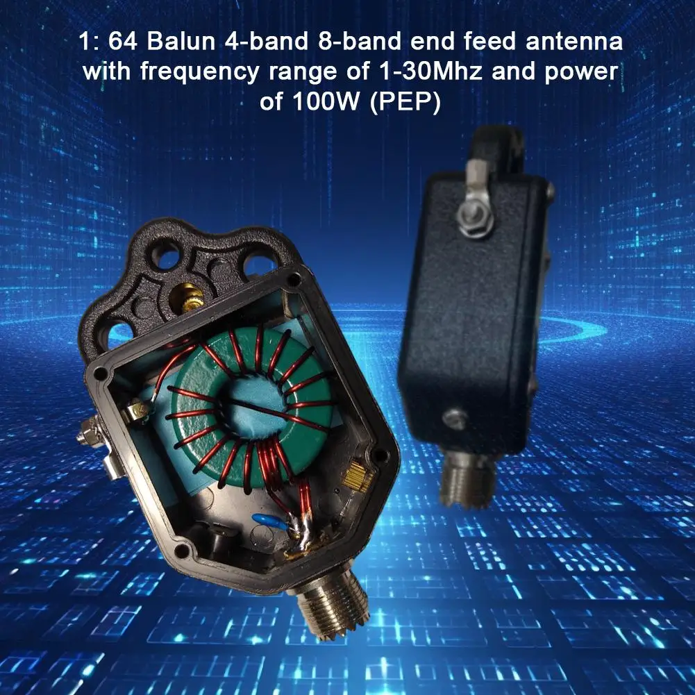 1:64 Balun 4-полосная 8-полосная Концевая Подающая антенна, диапазон частоты мощности Balun Pep 100 Вт 1-30 МГц Efhw G5o6
1:64 Balun 4-полосная 8-полосная Концевая Подающая антенна, диапазон частоты мощности Balun Pep 100 Вт 1-30 МГц Efhw G5o6