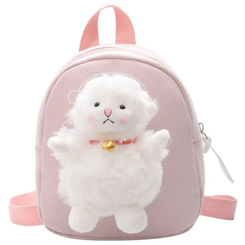 Children's plush sheep bag new backpack cute lamb baby small backpack western style boys and girls school bag
Children's plush sheep bag new backpack cute lamb baby small backpack western style boys and girls school bag