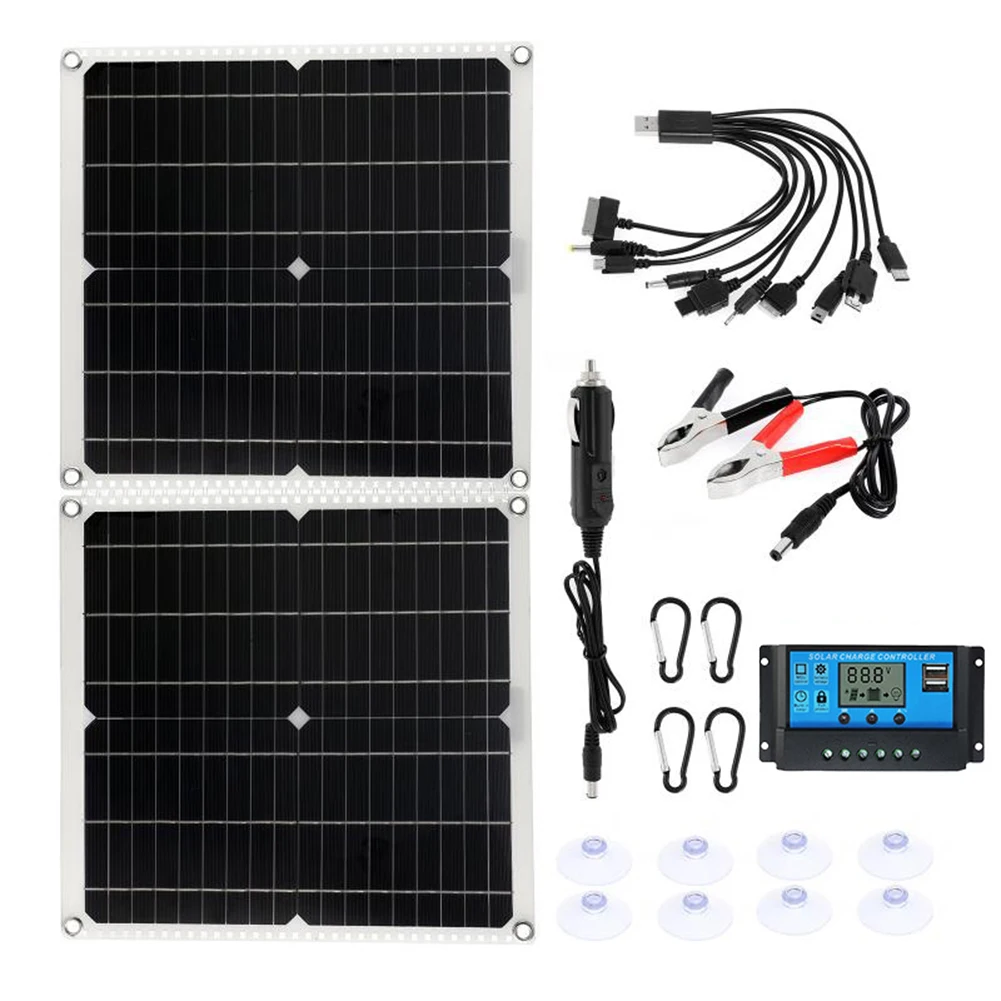 Space saving Foldable Solar Panel Kit Environmentally friendly Charging Suitable for Camping Traveling and More
Space saving Foldable Solar Panel Kit Environmentally friendly Charging Suitable for Camping Traveling and More