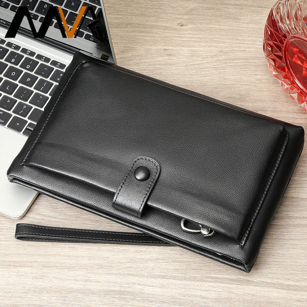 MVA Clutch Bags For Men's Wallet High Quality Genuine Leather Card Holders Designer Purse Mens Card Wallet Cardholder Bag Casual
MVA Clutch Bags For Men's Wallet High Quality Genuine Leather Card Holders Designer Purse Mens Card Wallet Cardholder Bag Casual