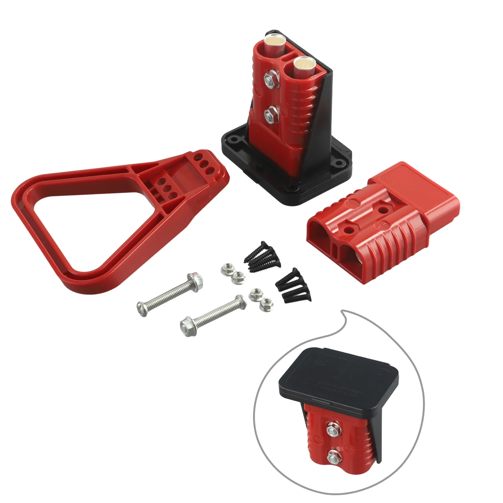 1set 175A For Anderson Plug Connector Flush Mount Bracket Panel Cover Handle 79.8X55.7X22.25mm Electrical Equipment Tools Parts
1set 175A For Anderson Plug Connector Flush Mount Bracket Panel Cover Handle 79.8X55.7X22.25mm Electrical Equipment Tools Parts