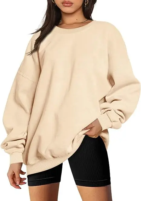 2023 Women's Autumn and Winter Round Neck Pullover Loose Casual Plus Velvet Oversized David Coat Winter Clothes Women
2023 Women's Autumn and Winter Round Neck Pullover Loose Casual Plus Velvet Oversized David Coat Winter Clothes Women