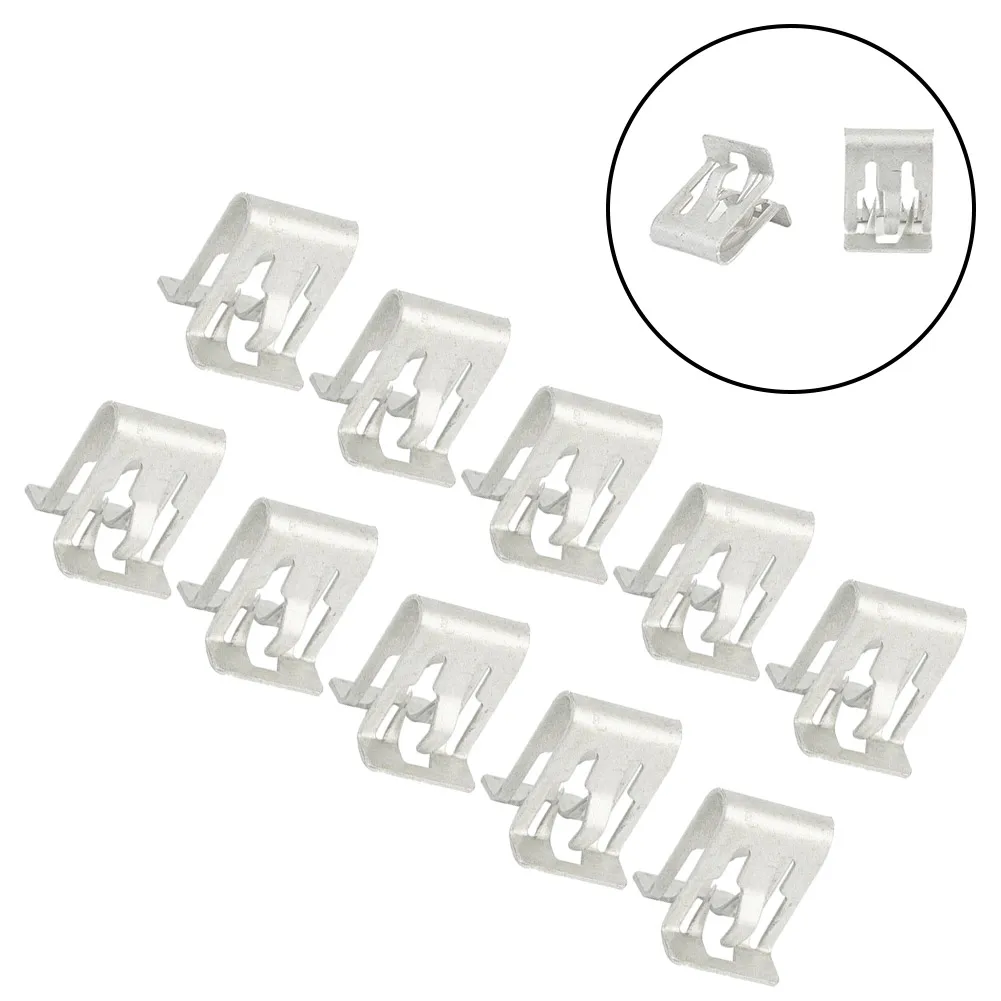 10pcs Car Front Console Dash Dashboard Trim Fastener Clip Silver Tone Metal Fastener Retainer Dash Dashboard Trim Clip For Car
10pcs Car Front Console Dash Dashboard Trim Fastener Clip Silver Tone Metal Fastener Retainer Dash Dashboard Trim Clip For Car