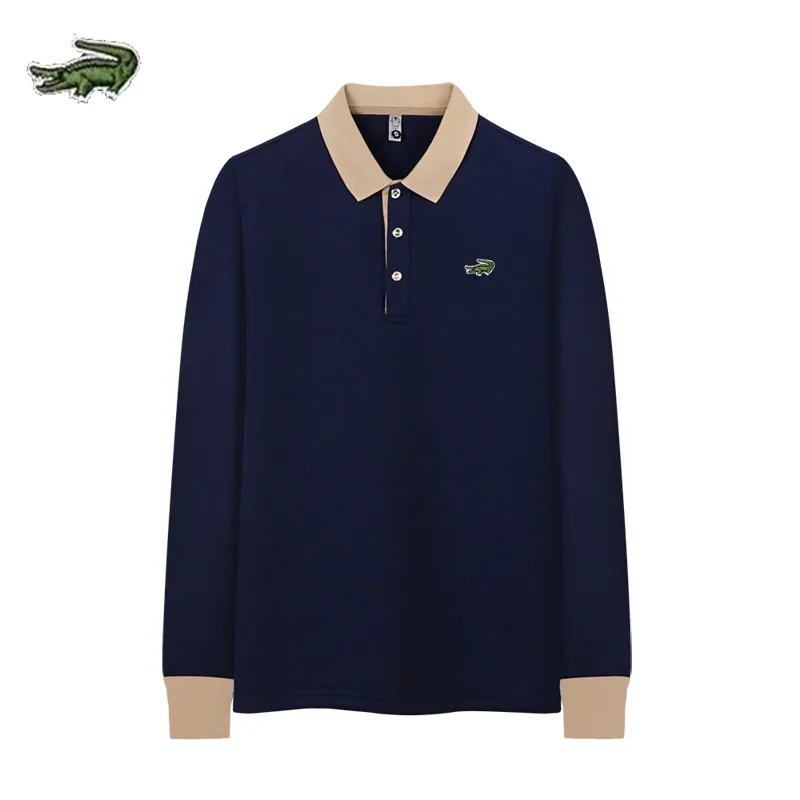 Men Fashion Long Sleeve Solid Casual Polo Shirts Spring Autumn Loose Streetwear Male Clothes Lapel Plaid Business Office Tops
Men Fashion Long Sleeve Solid Casual Polo Shirts Spring Autumn Loose Streetwear Male Clothes Lapel Plaid Business Office Tops