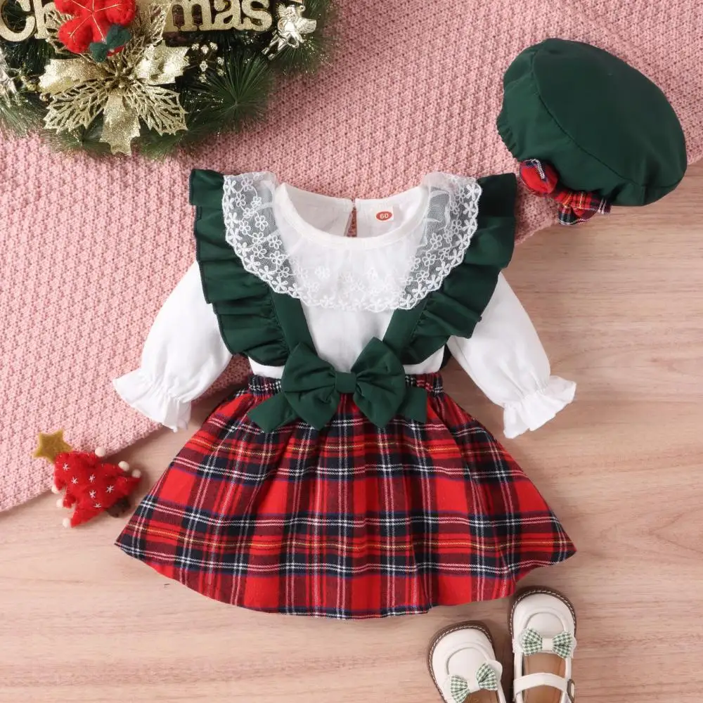 2023 AncoBear First Birthday Clothes Sets for Toddler Girls Children White Lace Romper + Plaid Suspender Skirt Infants Outfits
2023 AncoBear First Birthday Clothes Sets for Toddler Girls Children White Lace Romper + Plaid Suspender Skirt Infants Outfits