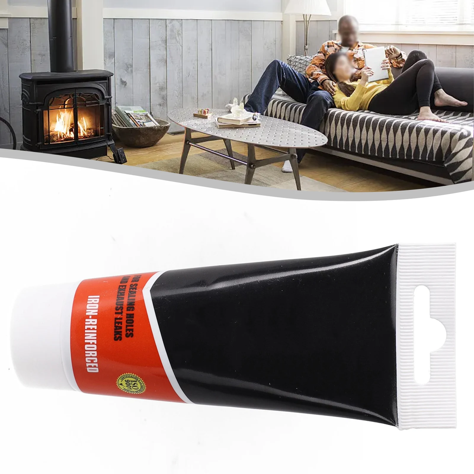 Stove Rope Adhesive Glue Seal Heat Resistant 75ml 1100° Fireplace Boiler Pipe Stove Bonding Repair Sealant Fasten Sealing Cord
Stove Rope Adhesive Glue Seal Heat Resistant 75ml 1100° Fireplace Boiler Pipe Stove Bonding Repair Sealant Fasten Sealing Cord