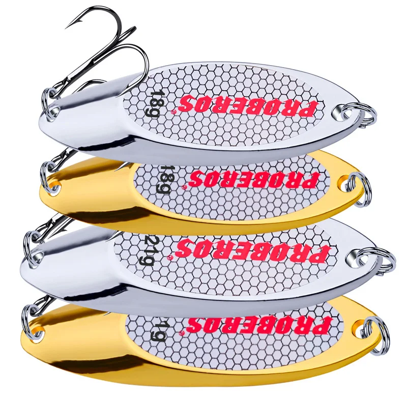 Lot 5PCS Metal Spoon Fishing Lure Bass Artificial Bait Stainless Steel Split Ring Treble Hook Fishing Accessories Goods
Lot 5PCS Metal Spoon Fishing Lure Bass Artificial Bait Stainless Steel Split Ring Treble Hook Fishing Accessories Goods