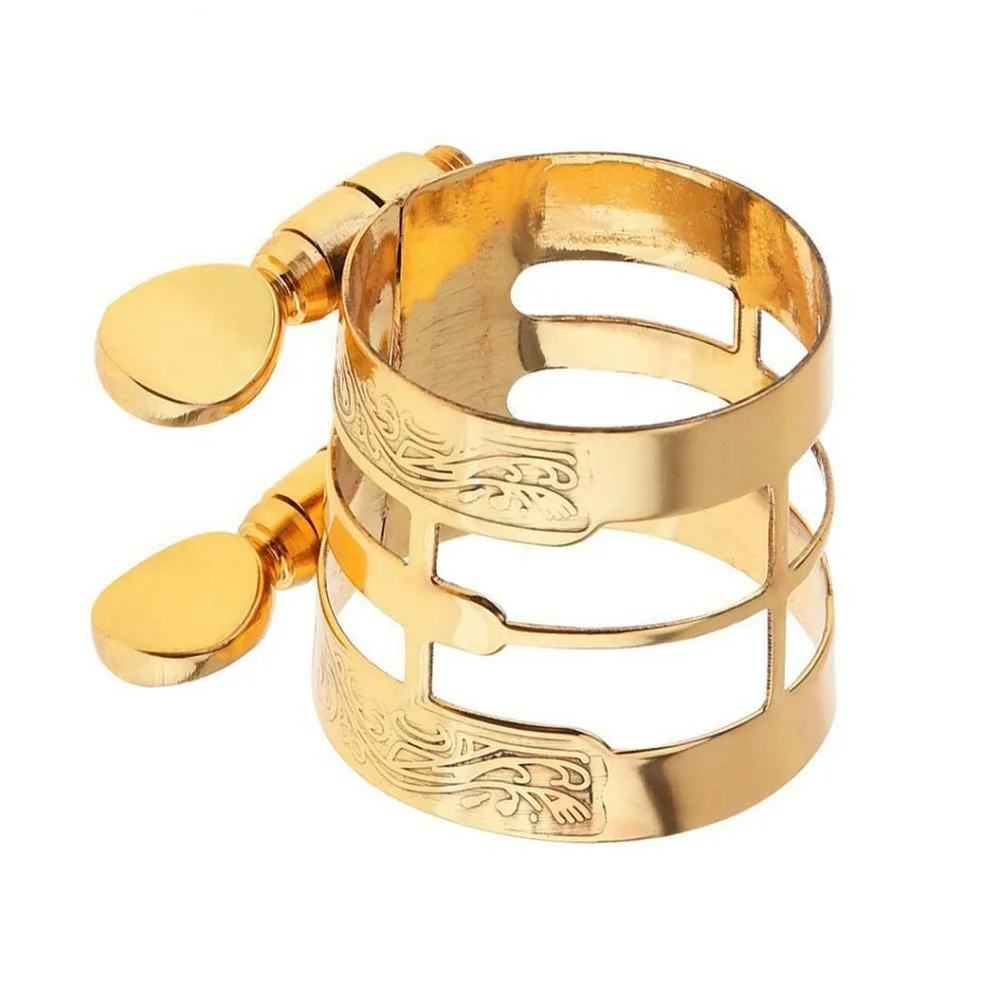 Alto Sax Clip Carved Clarinet Mouthpiece Ligature Saxophone Parts Metal Ligature New Practical Accessory Comfortable
Alto Sax Clip Carved Clarinet Mouthpiece Ligature Saxophone Parts Metal Ligature New Practical Accessory Comfortable