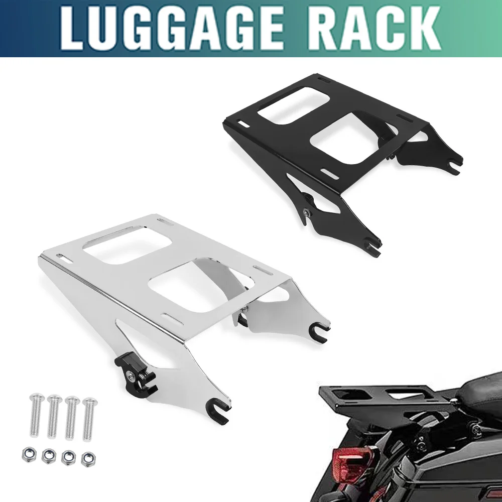 

For Harley Touring Street Glide Road King Road Glide Electra Glide 14-22 Detachable Two-Up Tour Pak Pack Mounting Luggage Rack