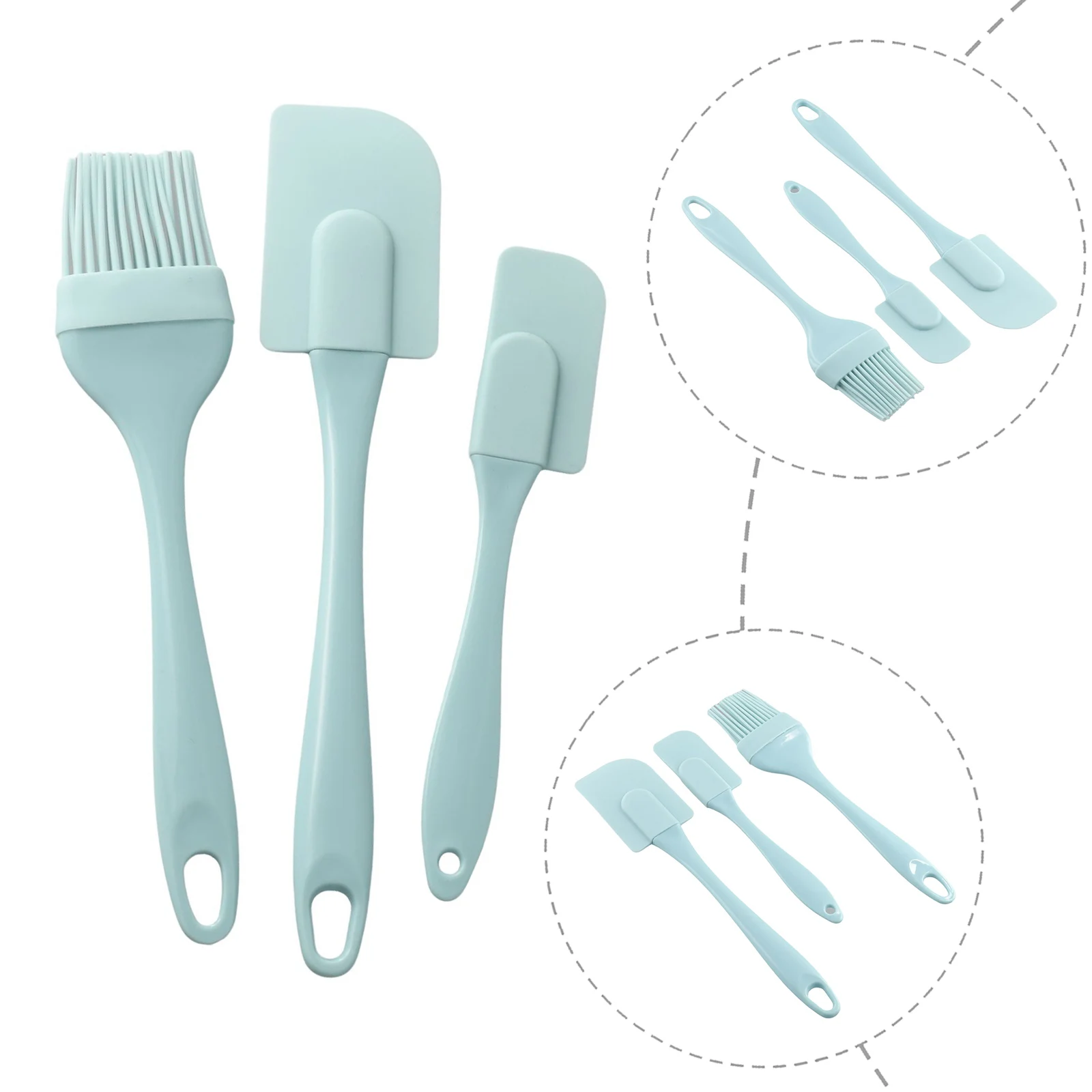3Pcs Cake Silicone Spatula Set Heat Resistant Rubber Mixer Non-Stick Double Sided Cream Scraper Oil Brush Kitchen Tools
3Pcs Cake Silicone Spatula Set Heat Resistant Rubber Mixer Non-Stick Double Sided Cream Scraper Oil Brush Kitchen Tools