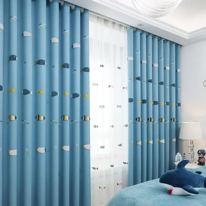 

80695-w 'j-градиентный цвет Печать Вуаль в скандинавском стиле серые окна современные занавески для гостиной Тюль прозрачная ткань Rideaux
