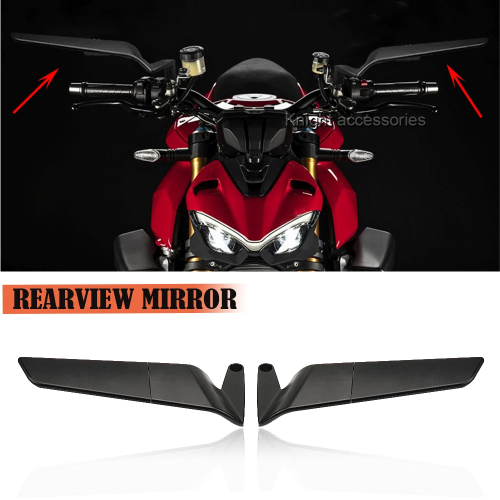 V2 V4 V4S Accessories Motorcycle Mirrors Adjustable Side Wing Rear View Mirror For Ducati Streetfighter V2 V4 V4S
V2 V4 V4S Accessories Motorcycle Mirrors Adjustable Side Wing Rear View Mirror For Ducati Streetfighter V2 V4 V4S