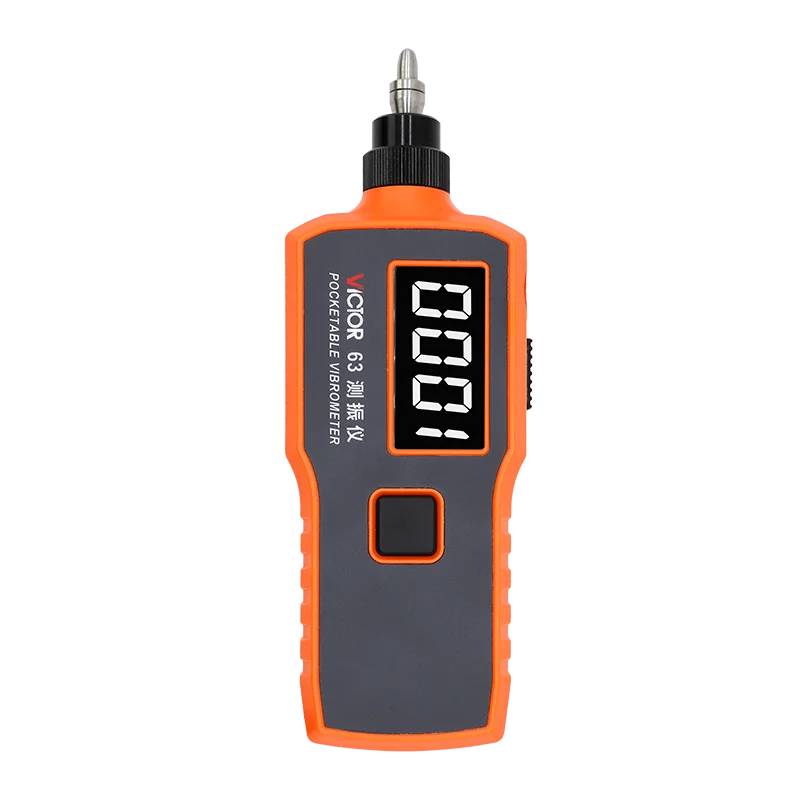 

VICTOR 63 1999um Handheld Mini Digital Vibration Meter Measure Displacement Velocity Acceleration Of The Object Cheap Tester