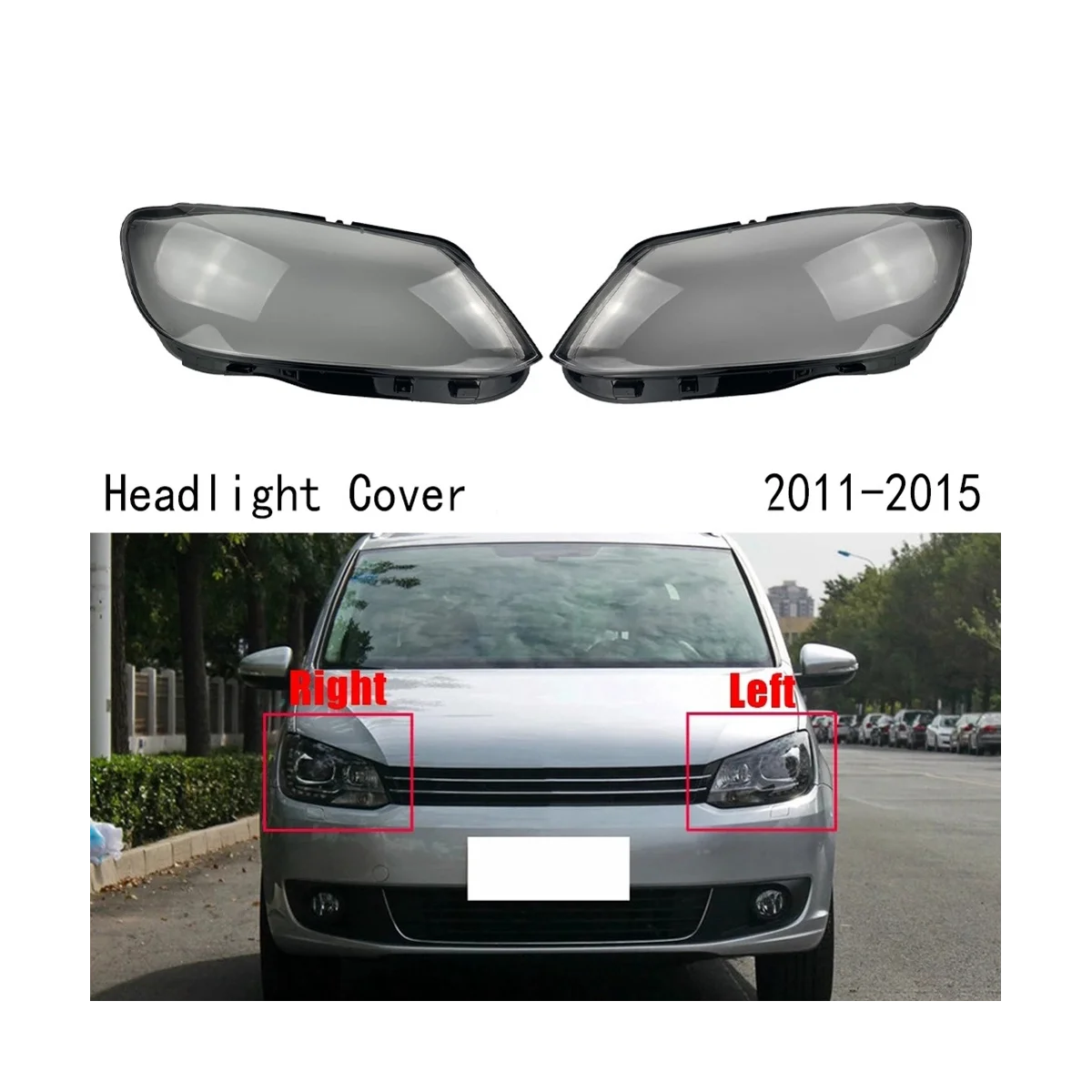 Left Headlight Cover Transparent Headlight Lens Headlight Shell for Touran 2011-2015
Left Headlight Cover Transparent Headlight Lens Headlight Shell for Touran 2011-2015