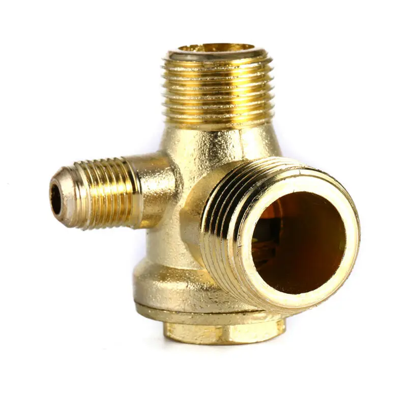 3-Way Unidirectional Check Valve Connect Pipe Fittings Check Valve Connector Tool For Air Compressor Replacement Tool Parts
3-Way Unidirectional Check Valve Connect Pipe Fittings Check Valve Connector Tool For Air Compressor Replacement Tool Parts